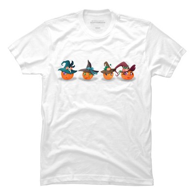 Men's Design By Humans Halloween pumpkins By rabbitswork T-Shirt
