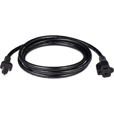 6 Ft 3‑Prong Indoor Extension Cord ,125V Power Extension / Outlet Extender,Extension Cord,Power Extension Cord