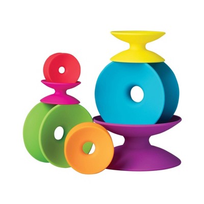 Fat Brain Toys Spoolz Stacking Toy - 7 spools