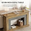 Tribesigns Long Console Table, 2-Tier Wooden Sofa Table - 4 of 4