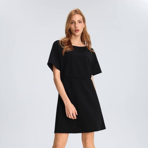 Женские платья A New Day Women's Short Sleeve Mini A-Line Dress - A New Day™ Black XS