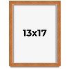 PosterPalooza | Classic Brown Picture Frame - UV Acrylic, Foam Board Backing, Hanging Hardware - 2 of 4