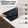ZACHVO 12-Inches 3000W 2-Burner Built-In Ceramic Radiant Electric Cooktop with Touch Control, 220V~240V, 9 Power Levels, Timer & Child Lock - 2 of 4