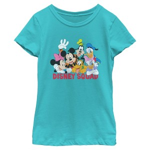 Girl's Disney Mickey & Friends Squad T-Shirt - 1 of 4