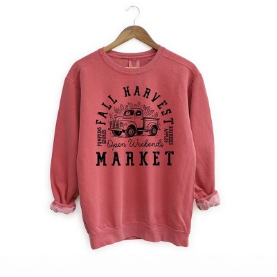 Simply Sage Market Women's Garment Dyed Graphic Sweatshirt Fall Harvest Market