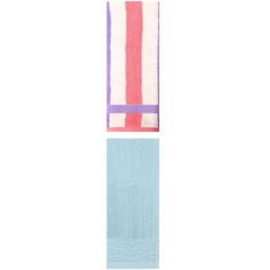 REGALWOVEN Soft Cotton Bathroom Hand Towel Set for Home Decor 14" x 30"/13" x 29" 2 Pcs - 1 of 4