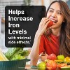 NatureWise Vegan Iron Supplement for Women & Men - Coated Iron Bisglycinate Tablets + Vitamin C, Methyl B12, Folate & Organic Food Blend - 4 of 4