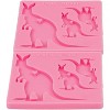 JDICTION Super Glossy Kangaroo Family Mold DIY Keychain Art Resin Silicone Molds Crafting with Epoxy - 3 of 4