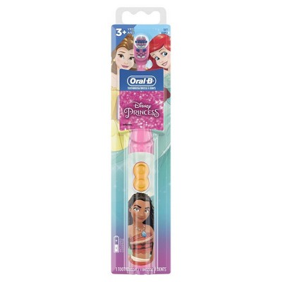 Oral-B Kid's Battery Toothbrush featuring Disney Princess Soft Bristles for Kids 3+
