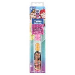 Oral-B Kid's Battery Toothbrush featuring Disney Princess Soft Bristles for Kids 3+