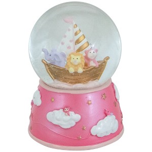 Northlight 5" Children's Pink Sleepy Time Musical Snow Globe - 1 of 4