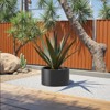 Wooakway Outdoor/Indoor/Decor/Garden Large Tall Metal Planter Pots Planter Boxes Cachepots Nursery Pots - 3 of 4
