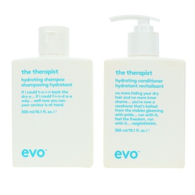 EVO The Therapist Calming Shampoo 10.14 oz & The Therapist Calming Conditioner 10.14 oz Combo Pack
