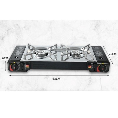 MPM Dual Fuel Double Portable Propane Butane Stove Singapore | Ubuy