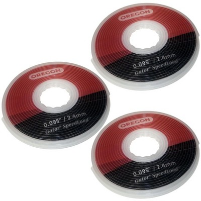 Oregon Genuine OEM Gator SpeedLoad Trimmer Line.095, 3 Pack SM - 24-295-03