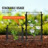 VEVOR 5 Pack Plant Protector from Animals, 15.35'' x 15.35'' Chicken Wire Plant Protector, Plant Cages for Outdoor Plants, Flowers & Vegetables - 3 of 4