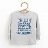 SmileyWorld Chillin' With My Snowmies - Youth Long Sleeve Graphic T-Shirt and Toddler Long Sleeve Graphic Tee - 2 of 3