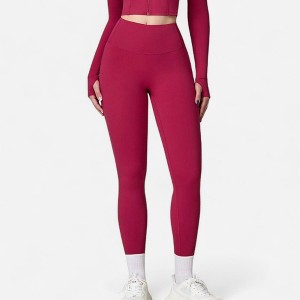 Anna-Kaci Active Women's High Waist Compression Leggings with Seamless Fit and Sculpting Stretch Fabric - 1 of 4