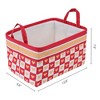 REGALWOVEN Cotton Collapsible Sturdy Handle Lightweight Open Storage Bins 1 Pcs - 4 of 4