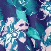navy bold painted floral