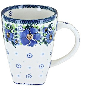 Blue Rose Polish Pottery K06 Galia Large Coffee Mug - 1 of 2