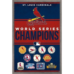 Trends International MLB St. Louis Cardinals - Champions 23 Framed Wall Poster Prints - 1 of 4