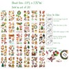 Wrapables Waterproof Temporary Tattoos, Birthday Party Favors and Supplies, Goodie Bag Fillers, 30 Sheets Christmas - 3 of 4
