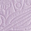 Collections Etc Demi Oversized Textured Medallion Design Scalloped Edge Pillow Sham - 3 of 3