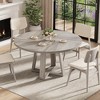 Dining Table, Kitchen Table, Round Dining Room Table for Kitchen, 47 Inch Round Table for Dining Room - 2 of 4