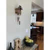 12-Melody Quartz Cuckoo Clock with Painted Flowers, Leaves & Bird 9 Inch By River City Clock - 3 of 4