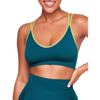 Anne Cole Active - Women's X Back Max Support Bra Top - Raisin - X Large :  Target