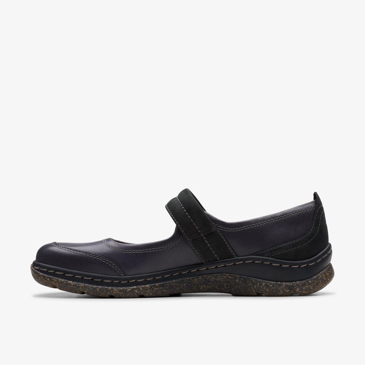 Обувь Clarks Womens Orlene Jane Black Leather Shoes 8 Medium — фото 2