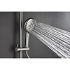 Kumasinova 4-Function Shower System Set with 10" Fixed Rain Showerhead,Dual Shower Head Combo with Adjustable Slide Bar and Soap Dish - 3 of 4