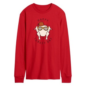 Men's - Friends - Happy Turkey Day Long Sleeve Graphic T-Shirt - 1 of 3
