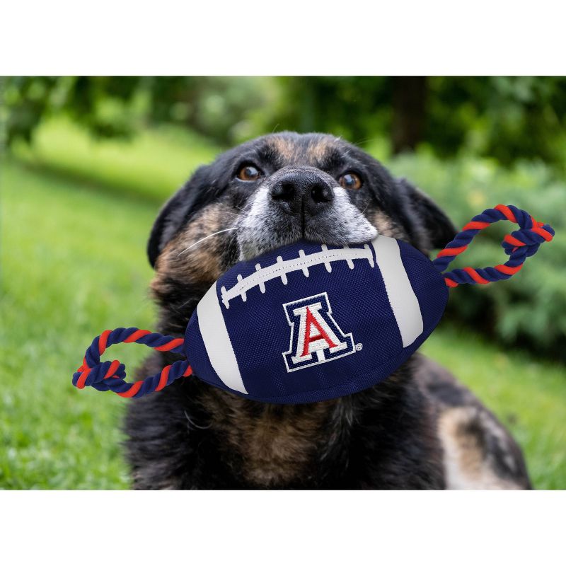 NCAA Arizona Wildcats Nylon Football Dog Toy, 2 of 5