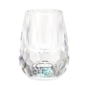 Unique Bargains Polystyrene Lightweight Shot Glasses Drinkware with Turquoise Elements 1 Pc - 1 of 4