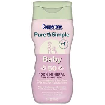 Coppertone Pure & Simple Baby Mineral Sunscreen - SPF 50 - 6 fl oz