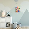 Stupell Industries Be Kind Phrase Rainbow Stripe Burst - 2 of 4