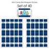 Big Dot of Happiness Gear Up Robots - Mini Candy Bar Wrapper Stickers - Birthday Party or Baby Shower Small Favors - 40 Count - 3 of 4