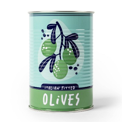 Tin Spoon Holder Can Crocks Olives - Bullseye's Playground™