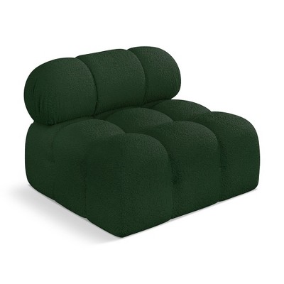 Meridian Furniture,Ames Boucle Fabric Armless