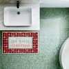 Stupell Industries Magic Of Christmas Red Plaid Printed Plush Bath Mat And Bath Rug, Design By Chad Barrett, 18"X30" - 3 of 4