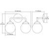 Thomas Lighting Beckett 2 - Light Vanity in  Oil Rubbed Bronze - 2 of 2
