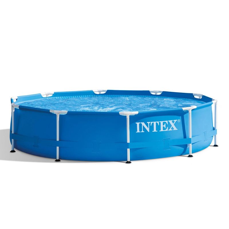 Intex Pool Kit w/ Intex 10 x 2.5-Ft Pool Set w/ Filter Pump w/  10-Ft Pool Cover, 2 of 7