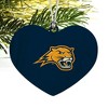 Averett University Primary Logo Heart Love Wood Christmas Tree Holiday Ornament - 2 of 3