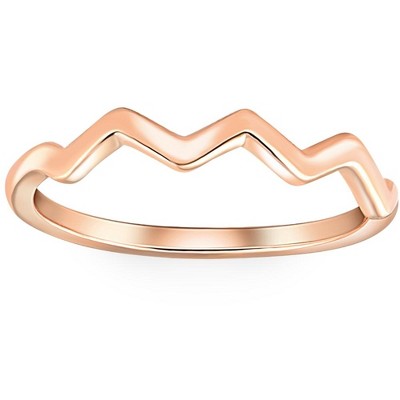 Pompeii3 Stackable Women's Ring Wedding Band in 14k White, Rose, or Yellow Gold