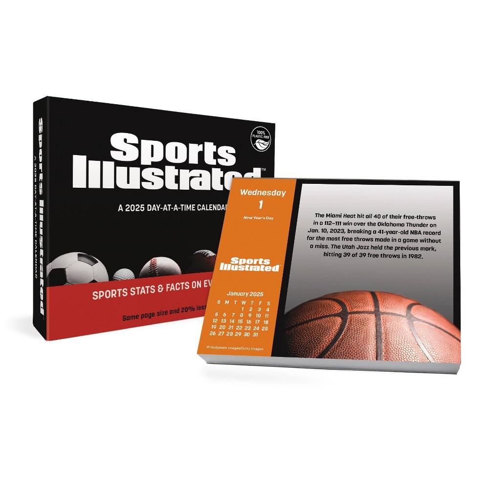 Photos - Planner Trends International  Sports Illustrated Sports Day at a Time Box Cale 2025