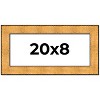 PosterPalooza | Panoramic Embellished Gold Picture Frame - UV Acrylic, Foam Board Backing, Hanging Hardware - 2 of 4