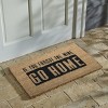 tagltd 1'6" x 2'6" If You Forgot the Wine Go Home Sentiment Coir Indoor Outdoor Doormat Front Door Welcome Mat Multicolored - 3 of 4
