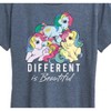 Women's - My Little Pony - Different Is Beautiful Short Sleeve Graphic T-Shirt - 2 of 4